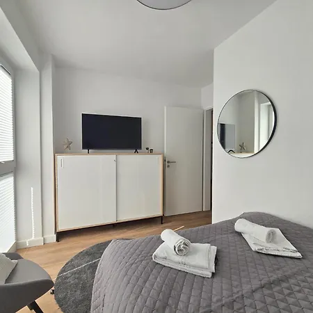 公寓 Ferienappartment Hafenblick 诺登